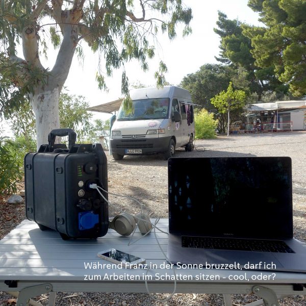 Die mobile Aufbaubatterie für das Arbeiten unterwegs