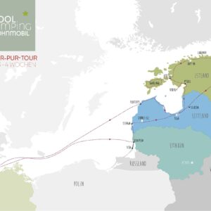 Wohnmobil oder Van Roadtrip durch das Baltikum zum Nachreisen als PDF oder Heft