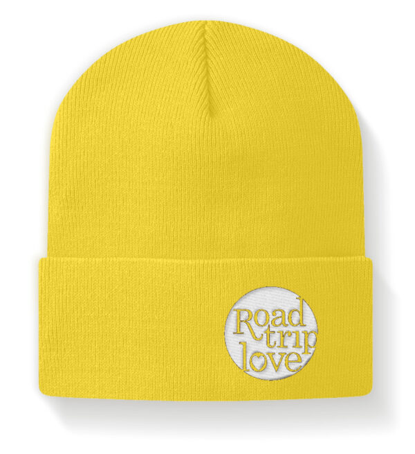 RoadtripLove Beanie Mütze YELLOW