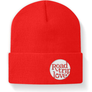 RoadtripLove Beanie Mütze RUBIN RED