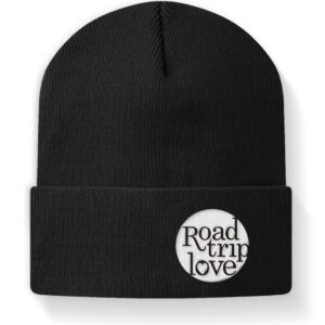 RoadtripLove Beanie Mütze BLACK