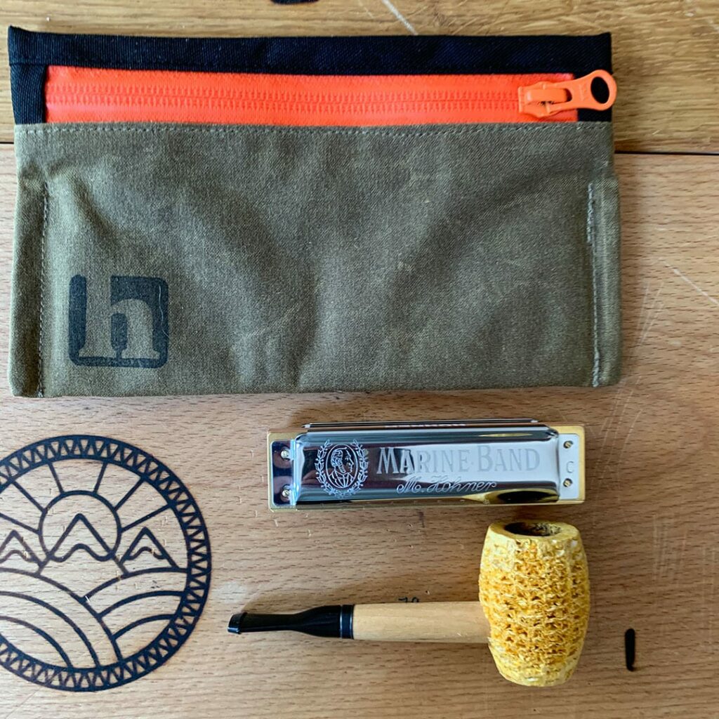 Mundharmonika & Corn Cob Pfeife für's Lagerfeuer RoadtripLove