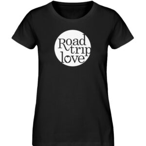 RoadtripLove Damen Organic Shirt_BLACK