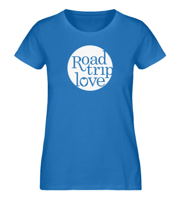 RoadtripLove Damen Organic Shirt_ROYAL BLUE