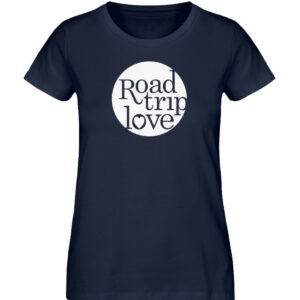 RoadtripLove Damen Organic Shirt_FRENCH NAVY