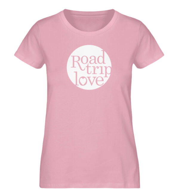 RoadtripLove Damen Organic Shirt_COTTON PINK