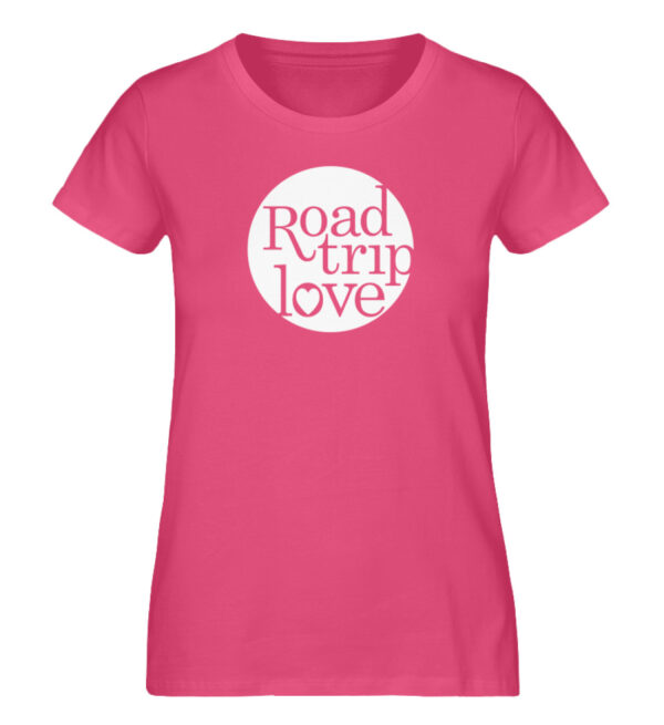 RoadtripLove Damen Organic Shirt_PINK PUNCH