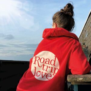 Hoodie Zipper mit RoadtripLove Logo als Vanlife Liebling