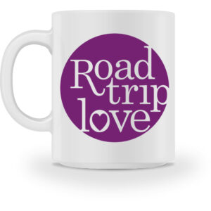 RoadTripLove - Tasse mit Fuchsiaviolett - Tasse-3