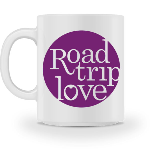 RoadTripLove - Tasse mit Fuchsiaviolett - Tasse-3