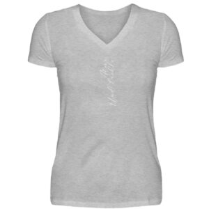 RoadTripLove - Shirt: Atme. Und lächle. - V-Neck Damenshirt-17