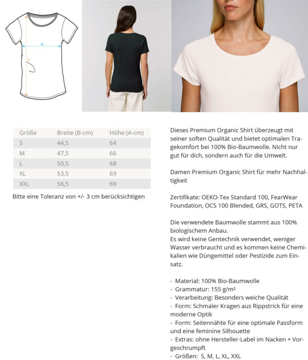Reset - Damen Organic Shirt – Bild 12