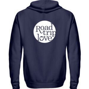 RoadtripLove Hoodie Zipper NAVY