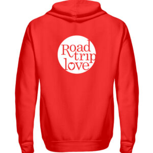 RoadtripLove Hoodie Zipper RUBIN RED