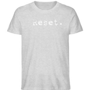 Reset - Herren Organic Shirt_HEATHER GREY