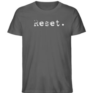 Reset - Herren Organic Shirt_ANTHRACITE