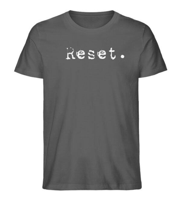 Reset - Herren Organic Shirt_ANTHRACITE