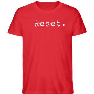 Reset - Herren Organic Shirt_RED