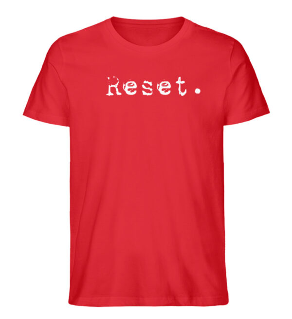 Reset - Herren Organic Shirt_RED