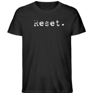 Reset - Herren Organic Shirt_BLACK