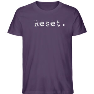 Reset - Herren Organic Shirt_PLUM