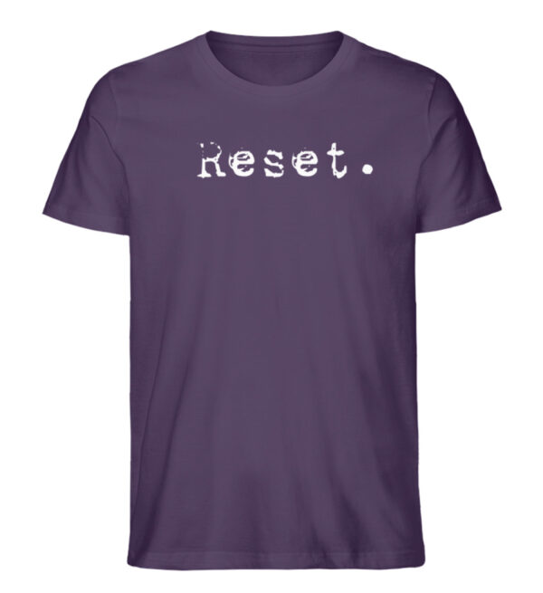 Reset - Herren Organic Shirt_PLUM