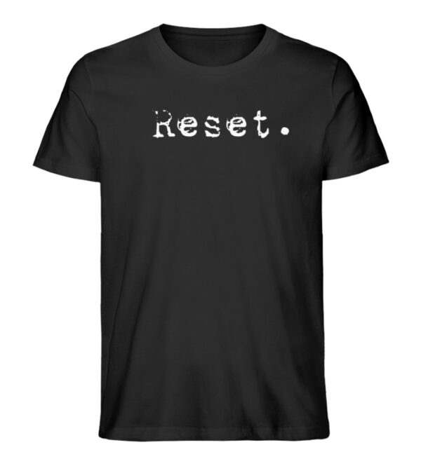 Reset - Herren Organic Shirt_BLACK