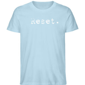 Reset - Herren Organic Shirt_SKY BLUE