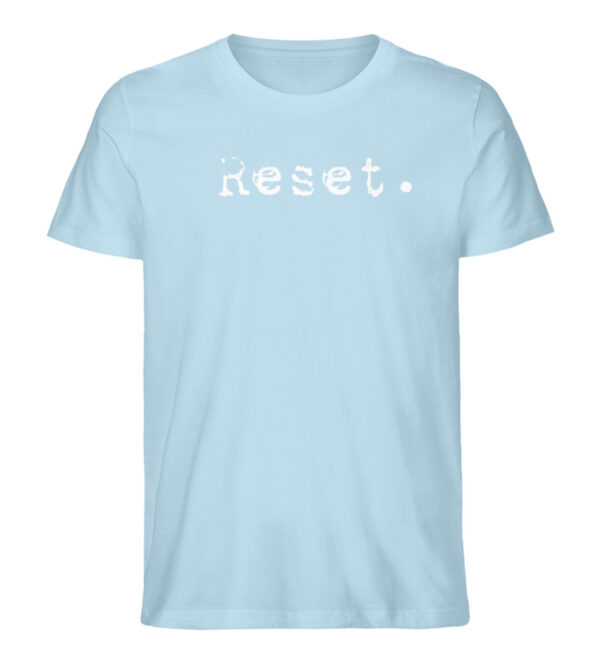Reset - Herren Organic Shirt_SKY BLUE