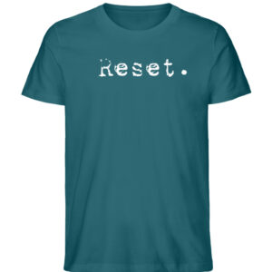 Reset - Herren Organic Shirt_OCEAN DEPTH