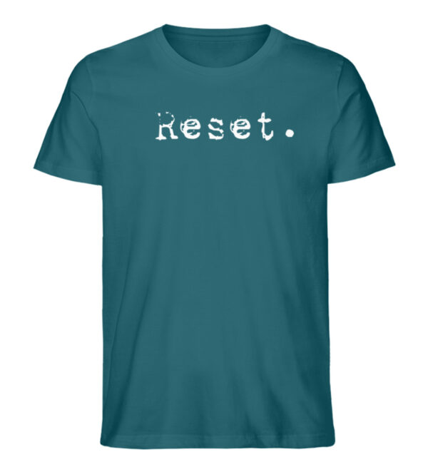 Reset - Herren Organic Shirt_OCEAN DEPTH