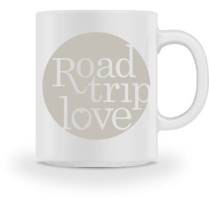 RoadTripLove - Tasse mit Kieselgrau - Tasse-3