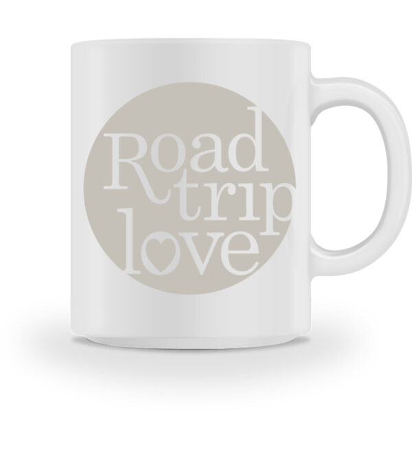 RoadTripLove - Tasse mit Kieselgrau - Tasse-3