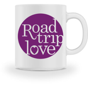 RoadTripLove - Tasse mit Fuchsiaviolett - Tasse-3