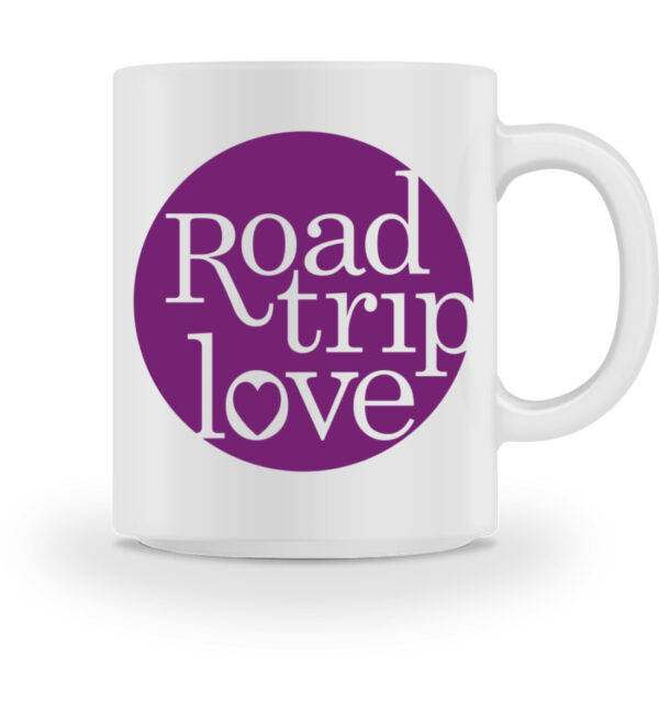 RoadTripLove - Tasse mit Fuchsiaviolett - Tasse-3