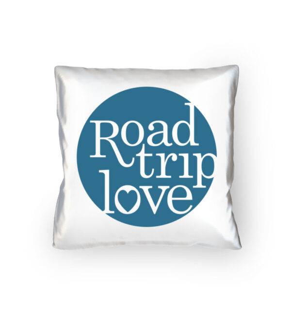 RoadtripLove Kissen mit Meerblau