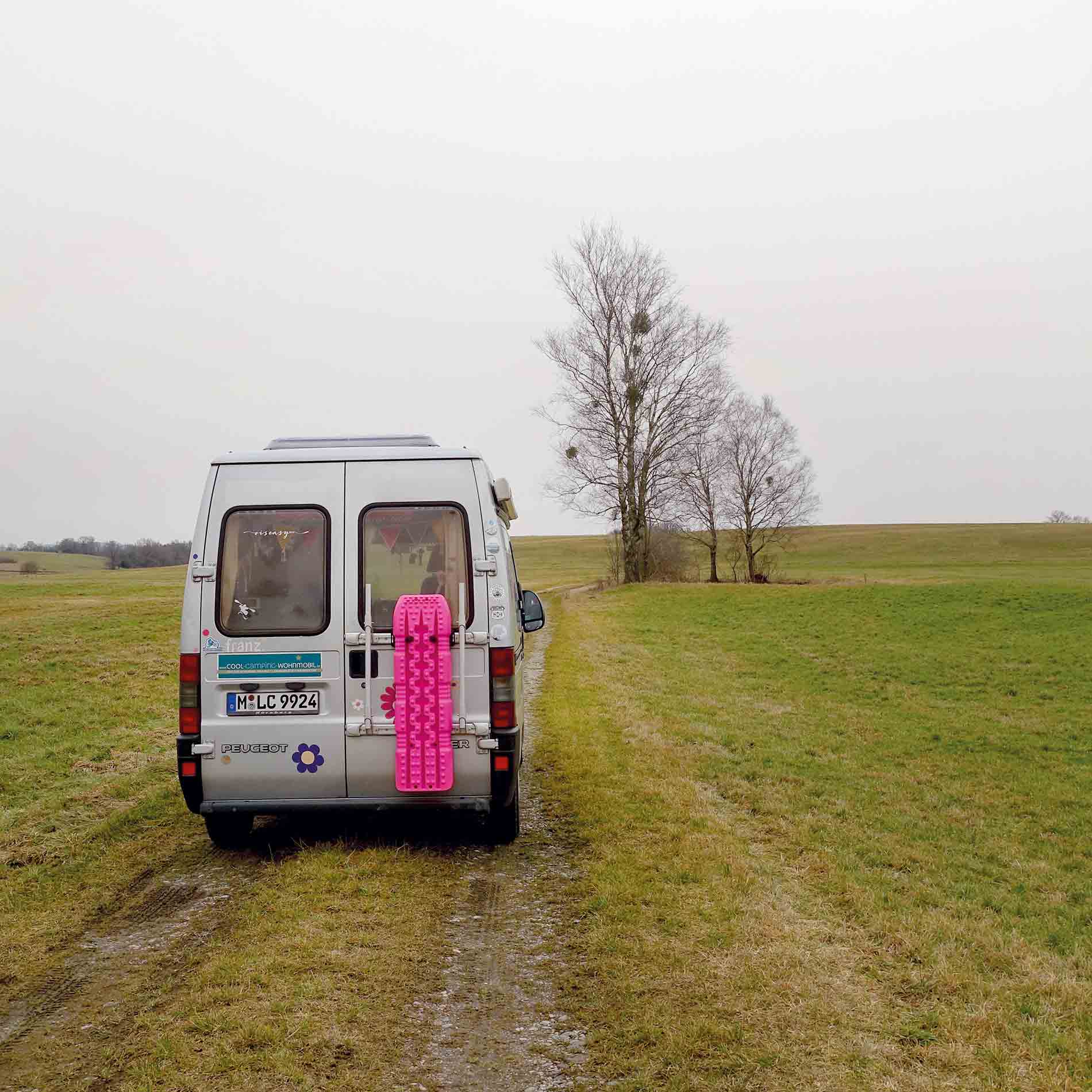 Sandbleche bzw. Bergebretter für Van und Wohnmobil