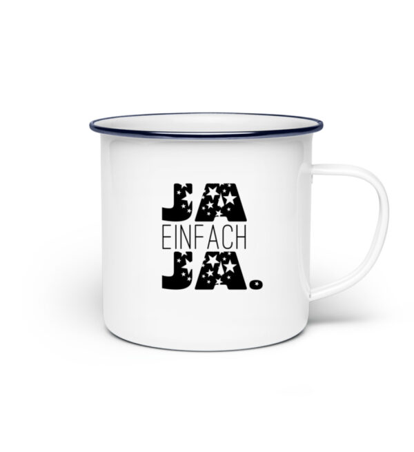 RoadtripLove - Ja-einfach-Ja - Emaille Tasse-3