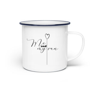 RoadtripLove - Me-and-my-van - Emaille Tasse-3