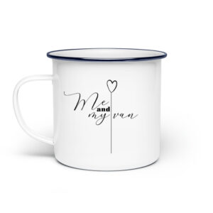 RoadtripLove - Me-and-my-van - Emaille Tasse-3