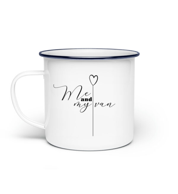 RoadtripLove - Me-and-my-van - Emaille Tasse-3