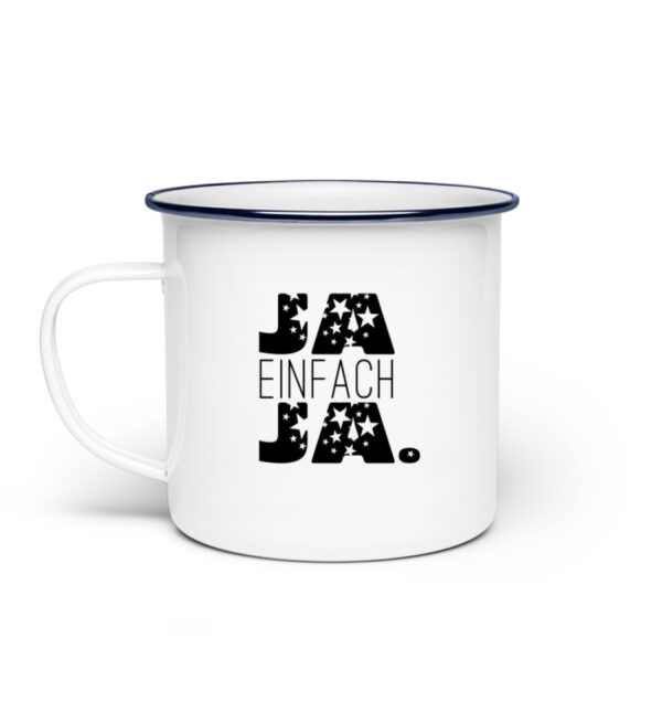 RoadtripLove - Ja-einfach-Ja - Emaille Tasse-3