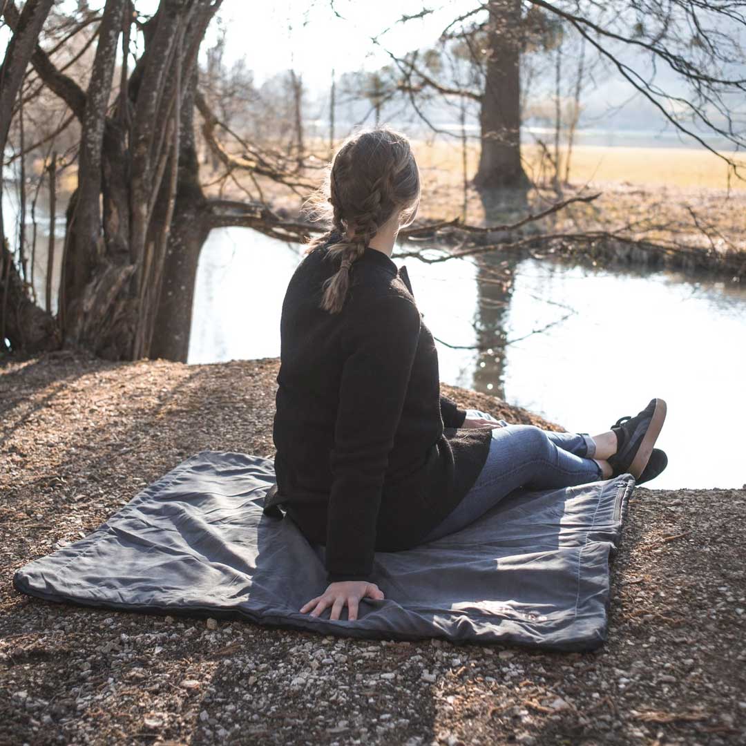 CAMPWERK Camping Heizdecke für Dachzelte 200x80 cm mit Powerbank