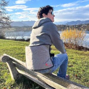 Heat Pad von Outchair als warme Sitzunterlage oder Nierengurt