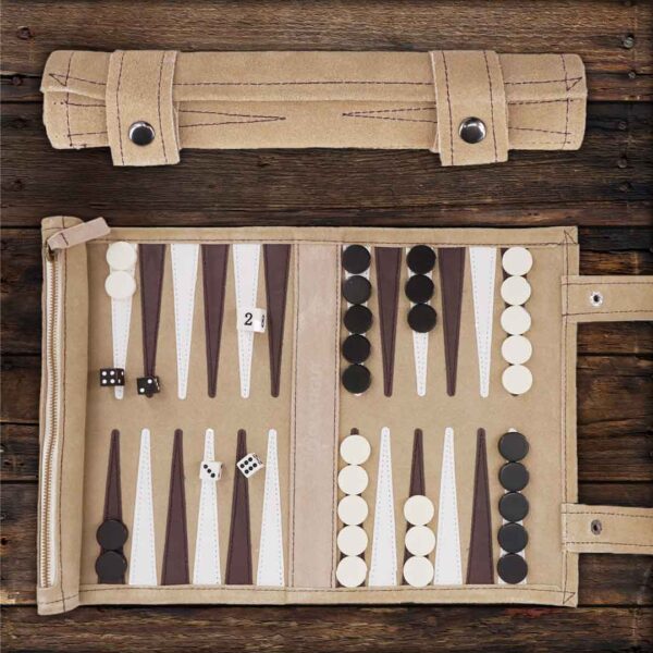 Backgammon für Camping und Reise