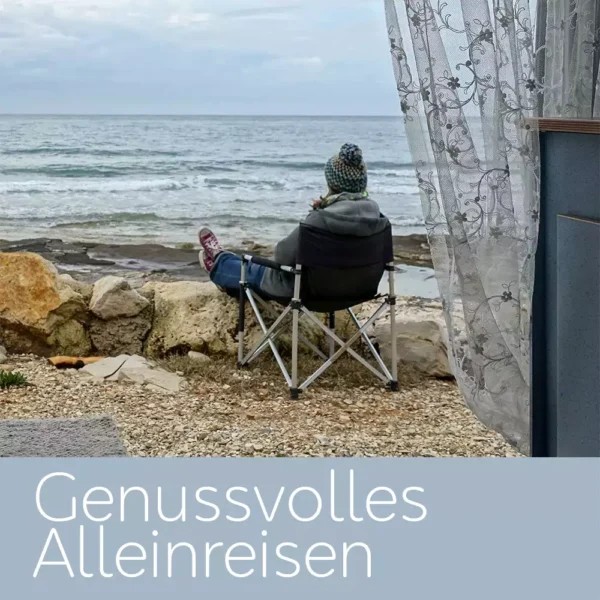 Alleinreisende Susanne Flachmann schreibt zu Solo Roadtrip, Vanlife, Camping im Wohnmobil oder Van und alleine reisen