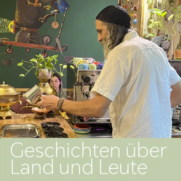 Reise Geschichten über Land und Leute
