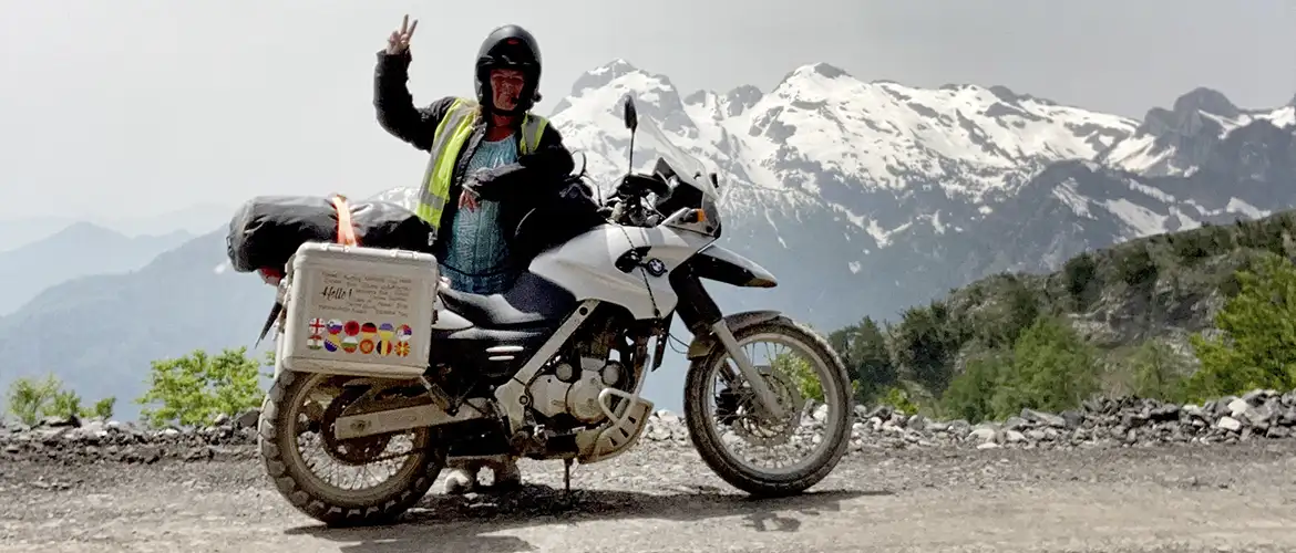 Alleinreisen Motorrad Camping Roadtrip