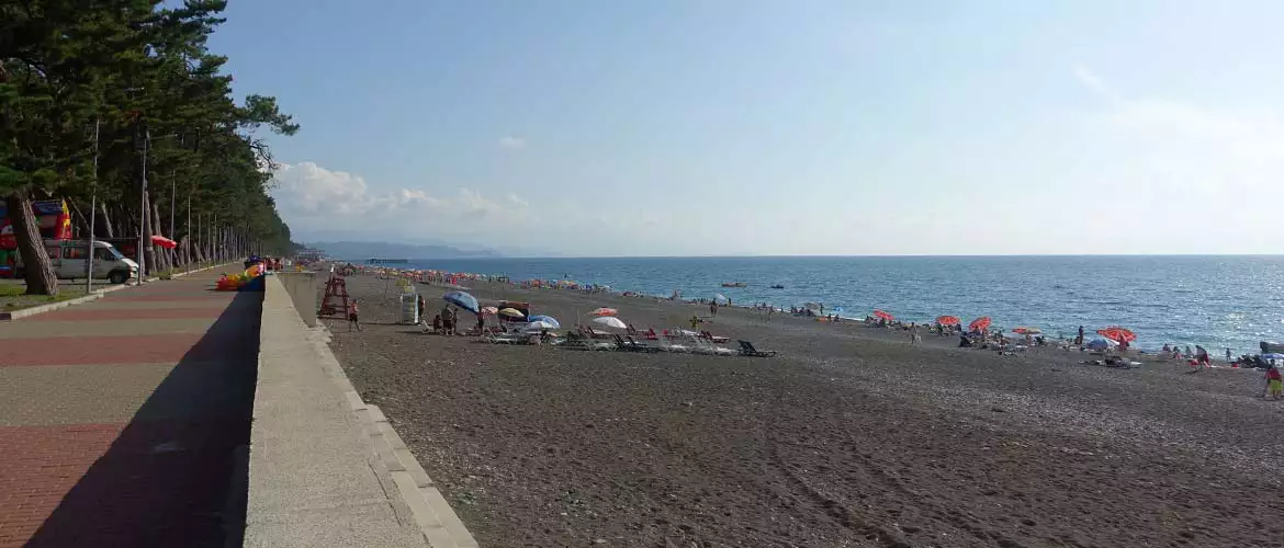 Campingplatz Black Sea Georgien Schwarzes Meer