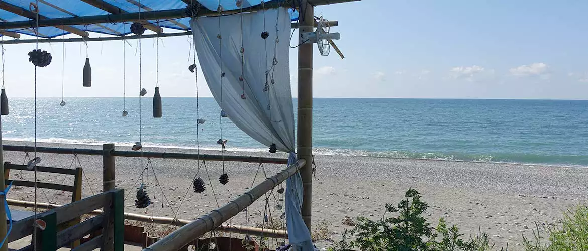 Campingplatz Black Sea Georgien Schwarzes Meer
